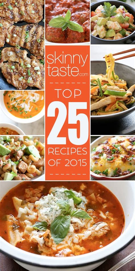 Top 25 Most Popular Skinnytaste Recipes 2015 Skinnytaste