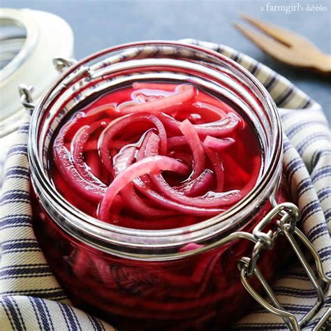 Quick Pickled Red Onions A Farmgirls Dabbles
