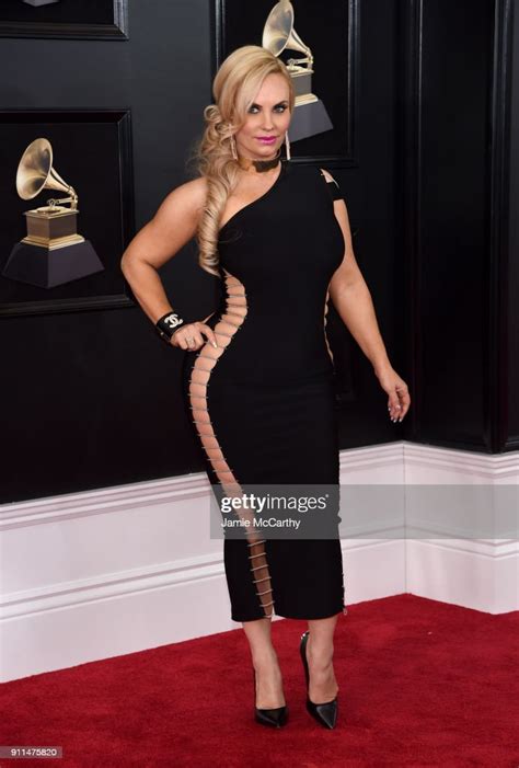 Tv Personality Coco Austin Attends The 60th Annual Grammy Awards At