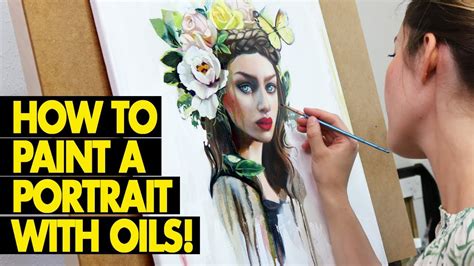 How To Paint A Portrait With Oils Youtube