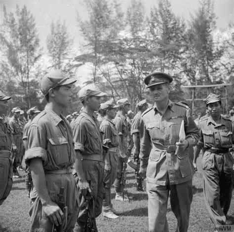 The malays were fine with the japanese invasion simply because the british treated the malays badly. Brigadier J J McCully DSO inspects men of the 4th Regiment ...