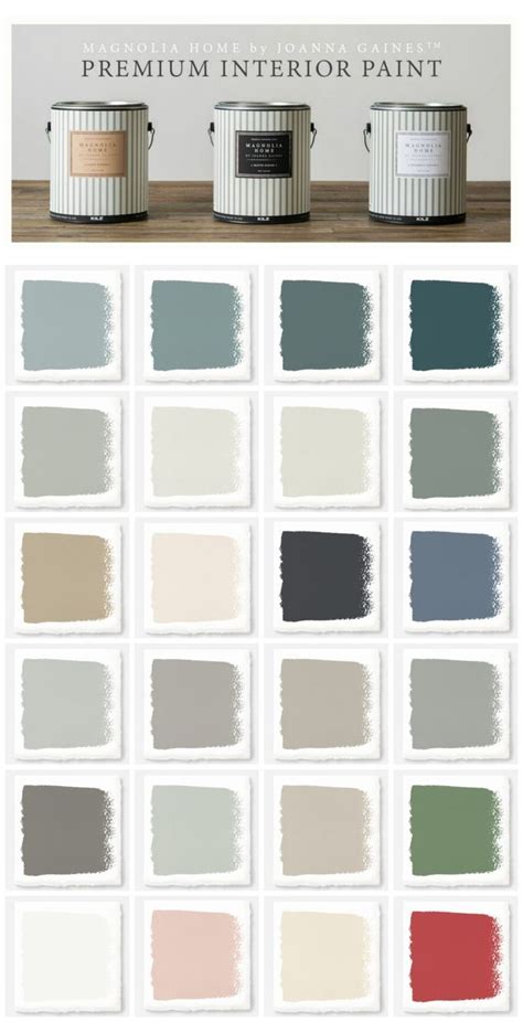 New Magnolia Home Paint Collection Magnolia Homes Paint Joanna