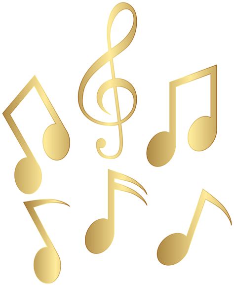 Golden Music Notes Transparent Image Gallery Yopriceville High