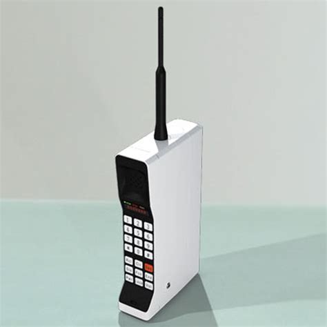 3d Model Mobile Phones Motorola Dynatac