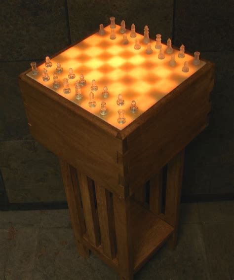 Free shipping on orders of $75 or more. Illuminated Onyx Chess Tables
