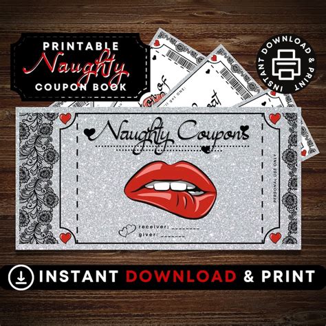 naughty coupon book printable date night sex coupons template etsy australia
