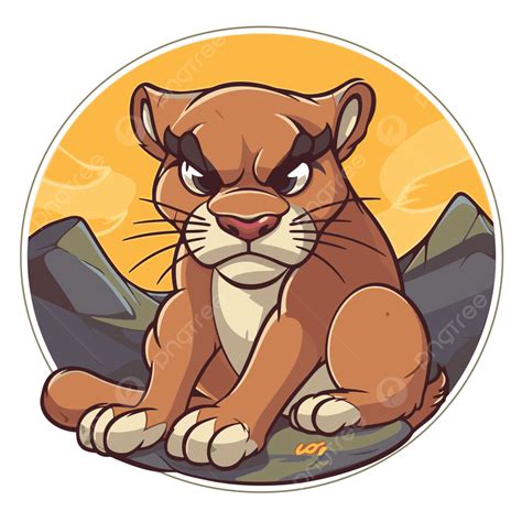 Cartoon Cougar Png Vector Psd And Clipart With Transparent