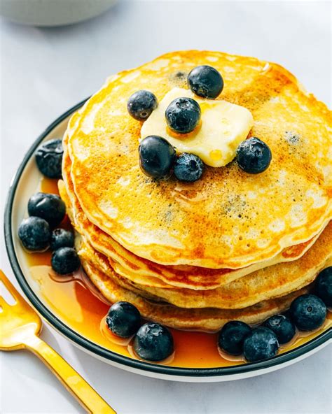 Classic Blueberry Pancakes A Couple Cooks