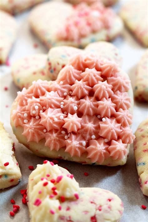 valentine s sugar cookies with vanilla buttercream frosting sweet spicy kitchen recipe