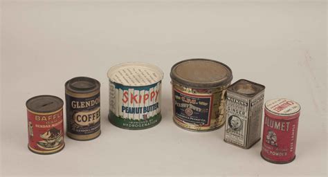 Assorted Vintage Tin Containers Witherells Auction House