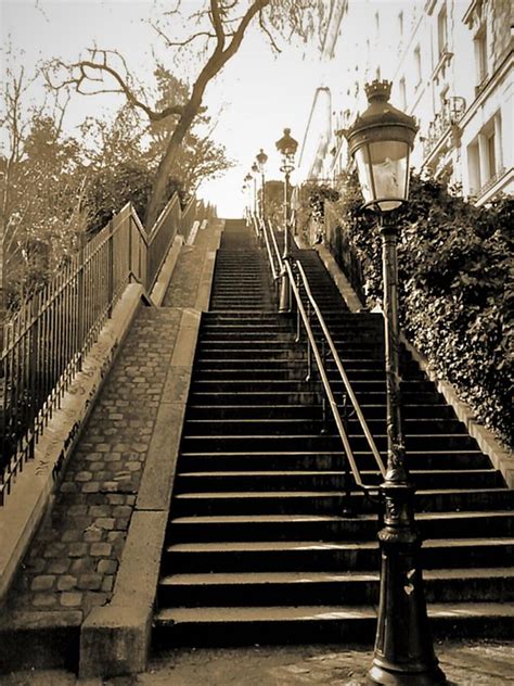 Paris Montmartre Stairs Photograph By Magnus Lofgren
