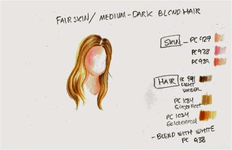 9 clairol nice n easy, medium honey blonde. LETICIA´S ART BLOG: PRISMACOLOUR Colour Pencils-HOW TO ...