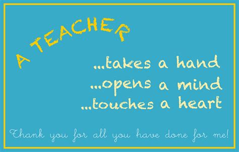 You can imagine the happy smile on your teacher's face while they read those warm and beautiful appreciation quotes on cards. free printable teacher appreciation card - an Lehrer ...