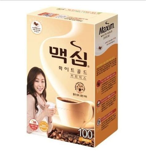 Buy Maxim Mocha White Gold Mild Instant Coffee Mix 100 Sticks Online