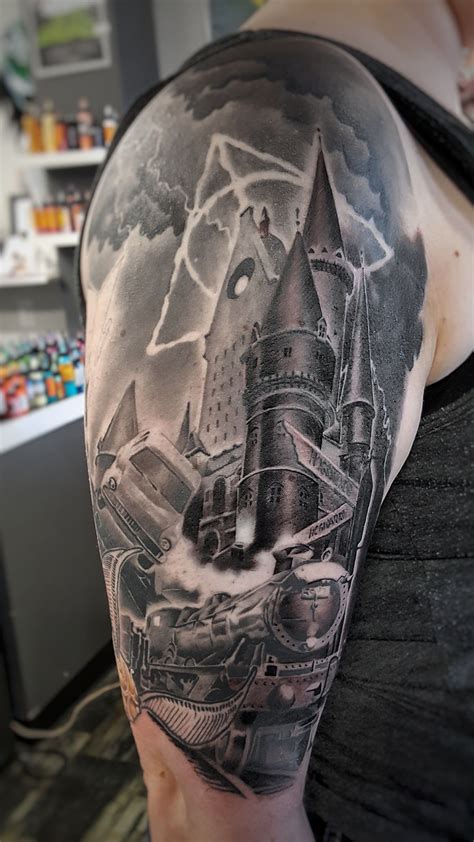 Harry Potter Sleeve Harry Potter Tattoo Sleeve Harry Potter Tattoos