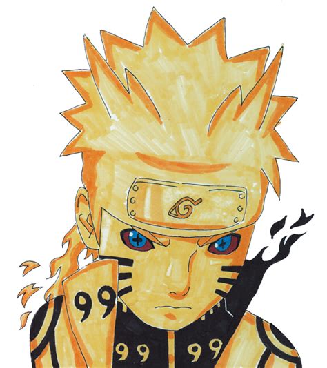 Naruto Bijuu Mode By Cherryblossomfang On Deviantart