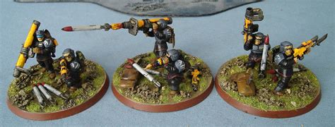 Mordian 7th Regiment Imperial Guard Heavy Weapon Teams And Sentinels