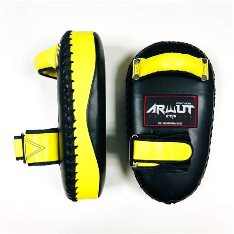 Arwut Kick Pads Kp3 Yellow Ultra Lightweight Tko Fight Store