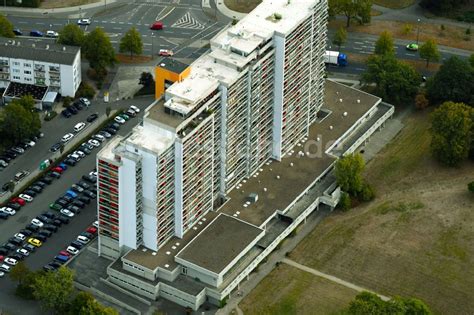 Luftaufnahme Wolfsburg Plattenbau Hochhaus Wohnsiedlung Am M Hlengraben In Wolfsburg Im