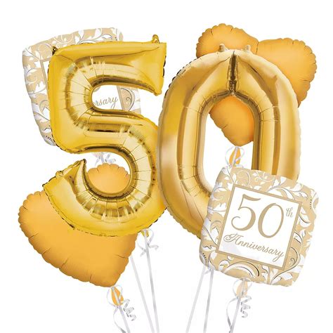 50th Anniversary Flowers And Balloon Balloons For All Occasions