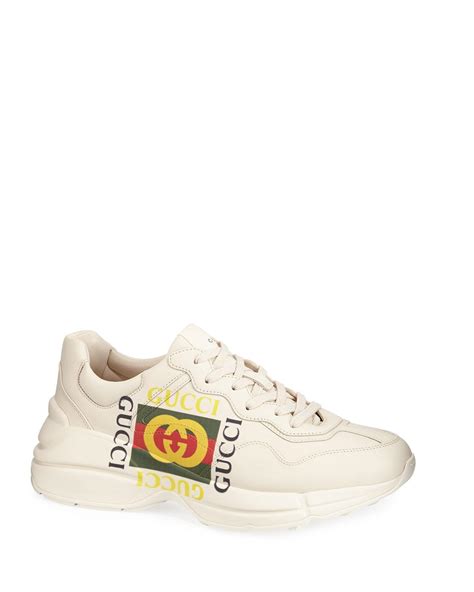 Gucci Apollo Leather Sneakers In White For Men Save 8 Lyst