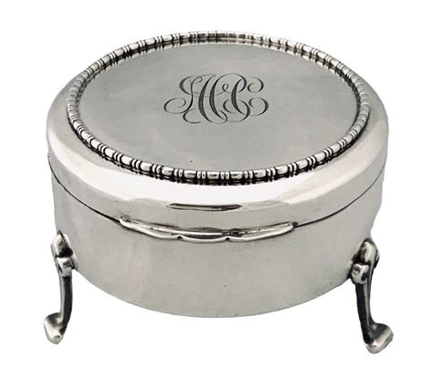 Edwardian Birks Sterling Silver Jewellery Box