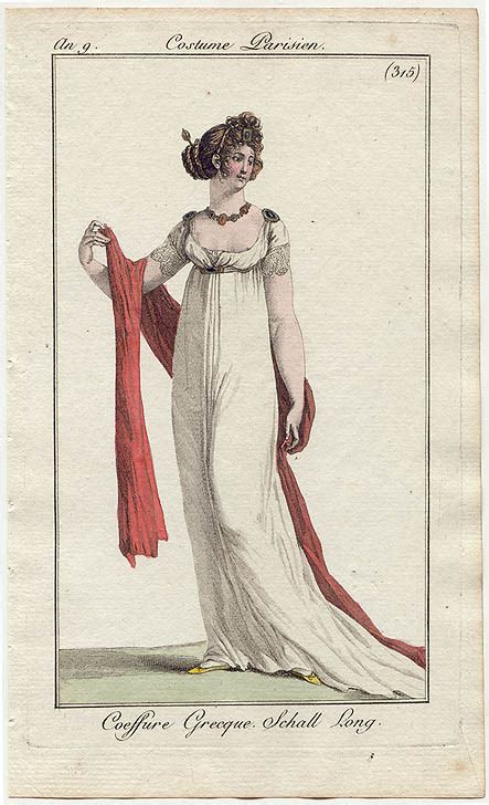 Journal Des Dames Et Des Modes 1800 Regency Fashion Plates Regency