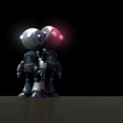 Cute Robot 3d Model Cgtrader