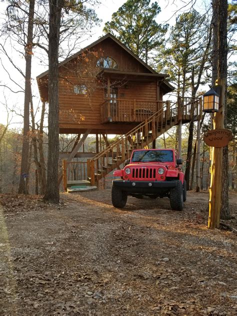 Maybe you would like to learn more about one of these? "Treehouse" cabin we stayed at in Eureka Springs, AR ...