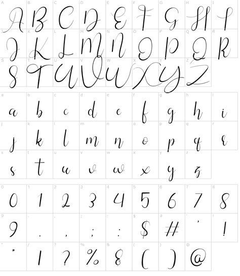 Alphabet Silhouette Fonts