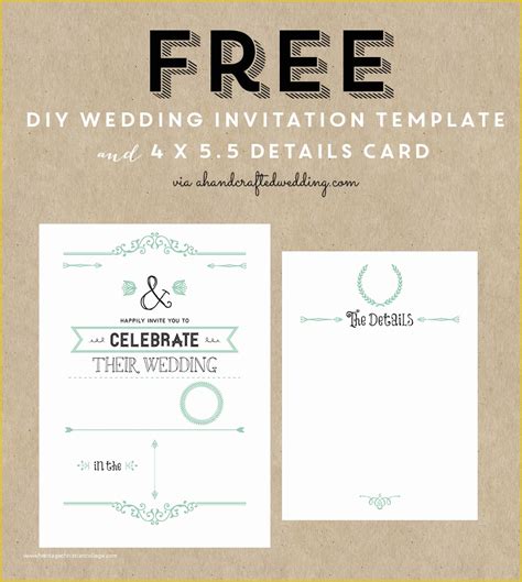 Free Diy Invitation Templates Of Rustic Wedding Invitations Cheap