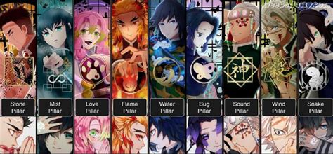Demon Slayer All Hashira Names Images And Photos Finder