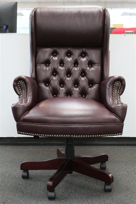 Office Star Deluxe High Back Traditional Executive Chair Jamestown