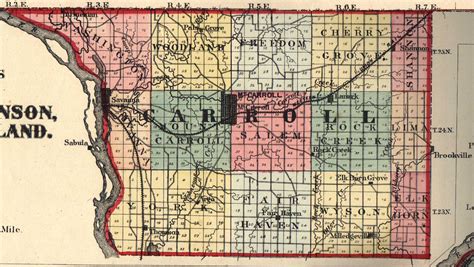 Carroll County Illinois Maps And Gazetteers