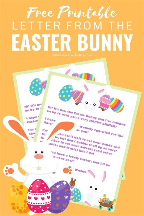 Printable Easter Bunny Letterhead Printable World Holiday