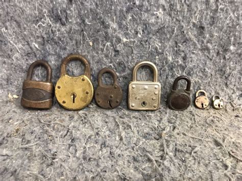 Lot Of Vintage Antique Steampunk Padlocks Rusty Old Locks Antique Price Guide Details Page