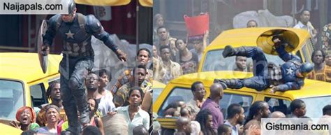 behind the scene see these photos of captain america civil war scenes shot in lagos photos