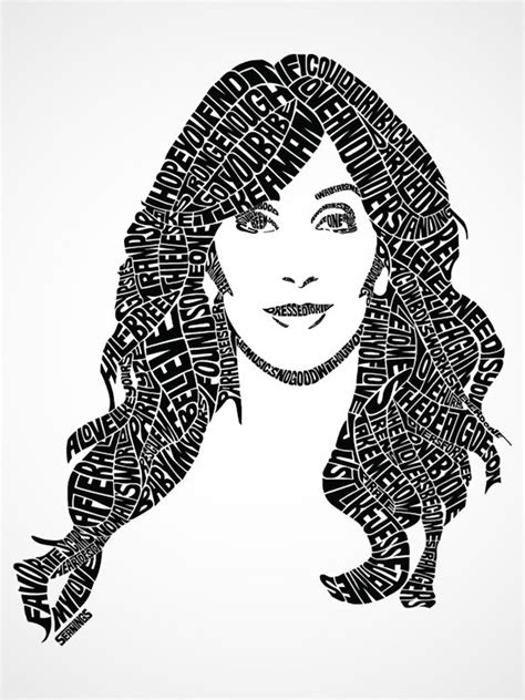 Cher was born cherilyn sarkisian on may 20, 1946 and raised in el centro, california. Cher Typographic Design Sean Williams | Typographic ...