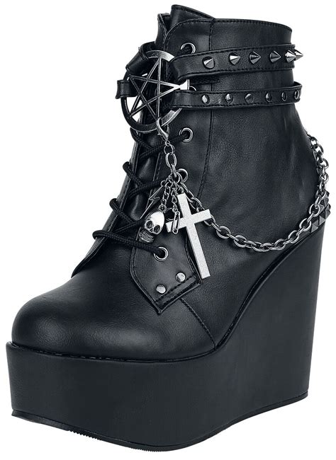 poison 101 demonia high heel emp gothic shoes goth shoes goth boots