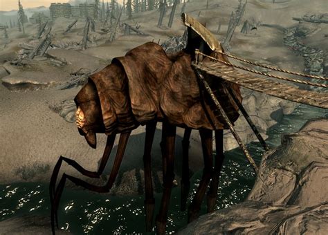 Silt Striders Are Giant Creatures Native To Morrowind Silt Striders