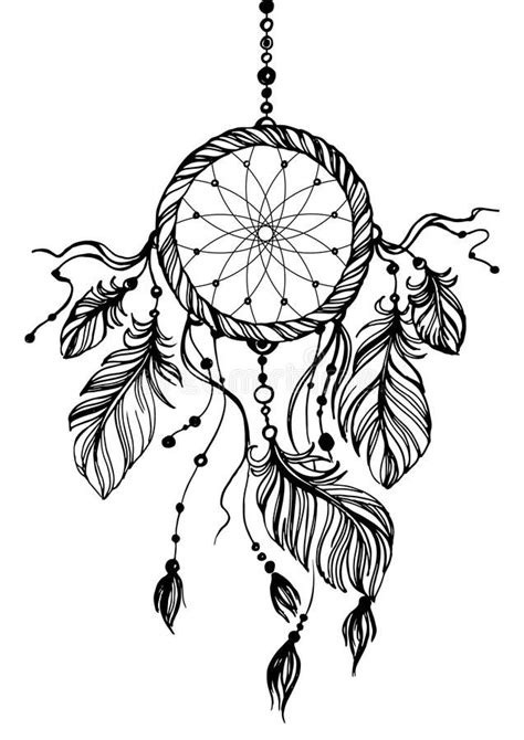 Dream Catcher Traditional Native American Indian Symbol Stock Vector