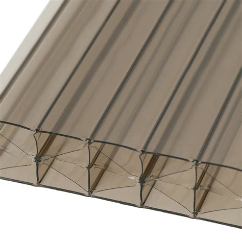 35mm Bronze Polycarbonate Multiwall Sheets Truly Pvc