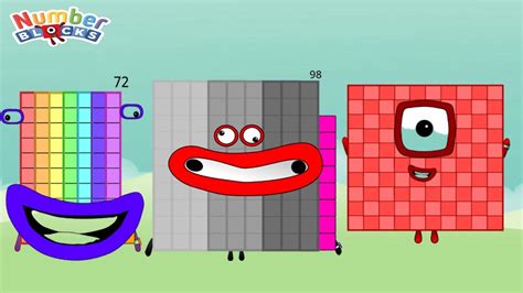 Numberblocks 1 One To 100 One Hundred Learn To Count Youtube