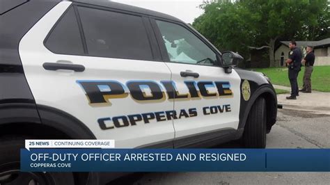 copperas cove police officer involved in off duty shooting arrested resigns youtube