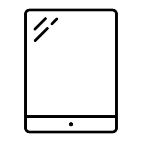 Tablet Icon Png White