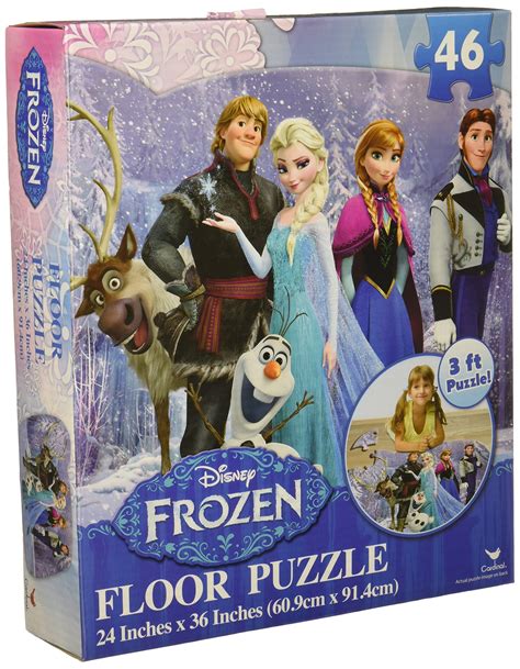 Disney Frozen Floor Puzzle 46 Piece 24 X 36 Styles