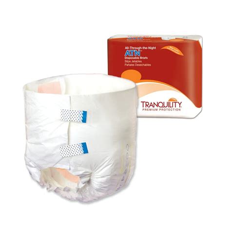 Tranquility Adult Diapers With Tabs Disposable All Through The Night
