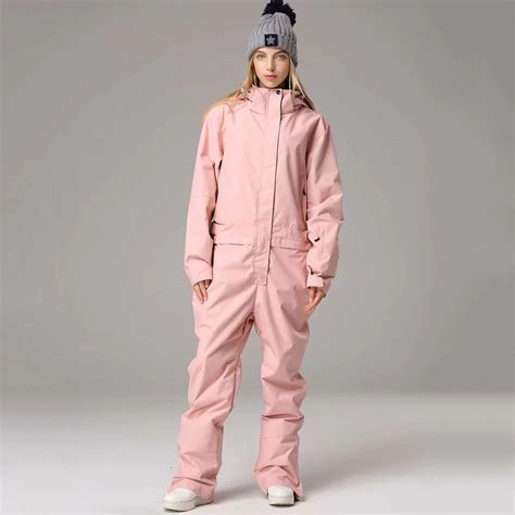 Online Store Satisfied Shopping Womens One Piece Snowsuit Windproof