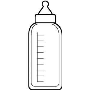 Baby krijgt de fles kleurplaat. Baby Bottle Clipart | Baby bottles, Free baby bottles ...