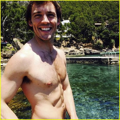 Sam Claflin Posts Ripped Shirtless Photo Reveals How He Lost Over